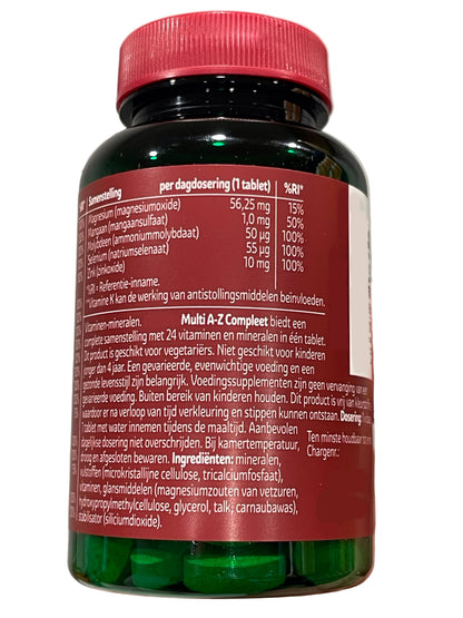 Multi A-Z Komplett-Tabletten - 60 Tabletten -