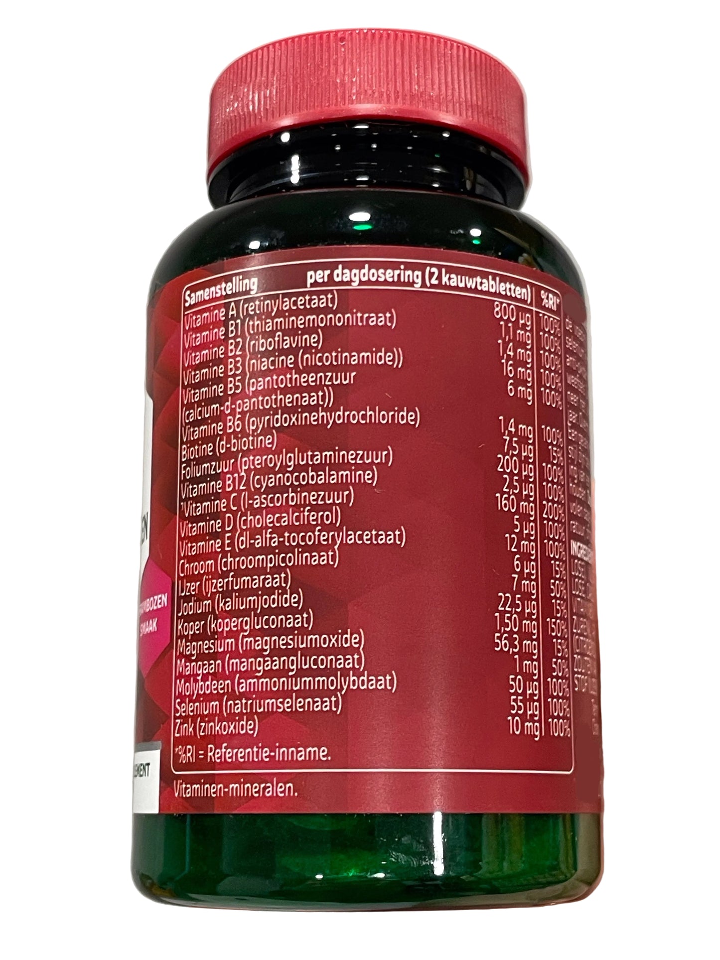 Multi A-Z Kautabletten mit Himbeergeschmack – 60 Kautabletten -