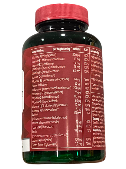Multi A-Z Komplett-Tabletten - 120 Tabletten -
