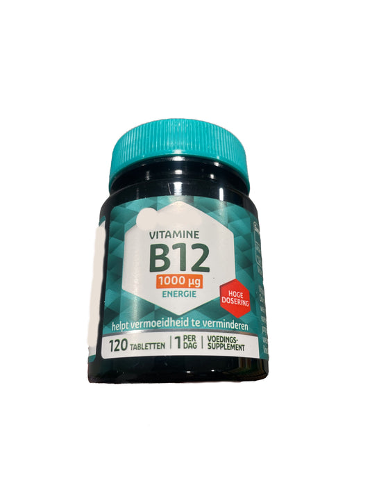 Vitamin B12 1000 µg Tabletten – 120 Tabletten - hochdosiert