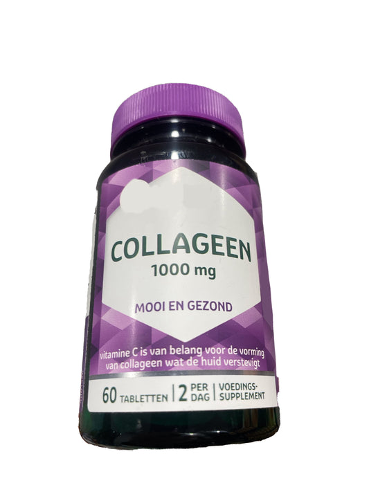 Kollagen 1000 mg Tabletten - 60 Tabletten - hochdosiert -
