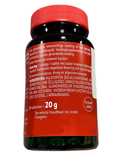 Ginkgo Biloba - 60 Tabletten-